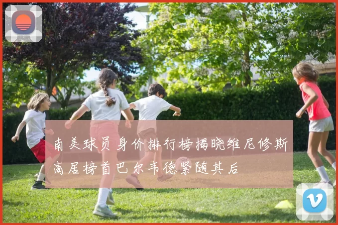 南美球员身价排行榜揭晓维尼修斯高居榜首巴尔韦德紧随其后